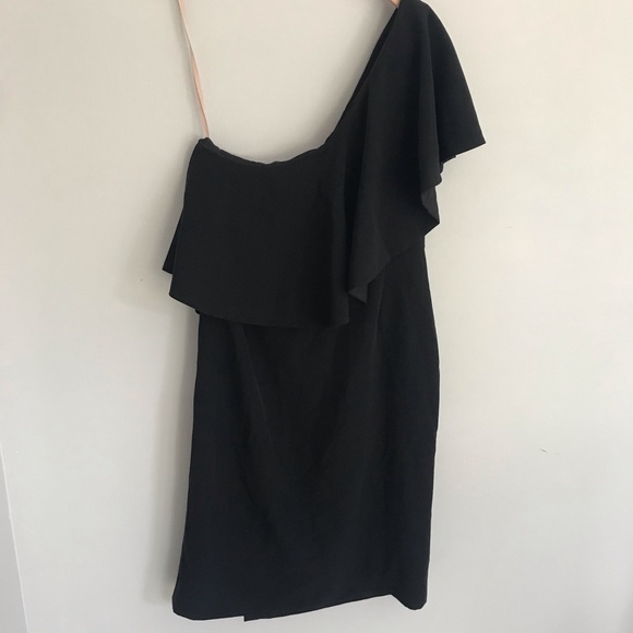 NWT Fame and Partners ruffled one shoulder dress - Picture 2 of 3
